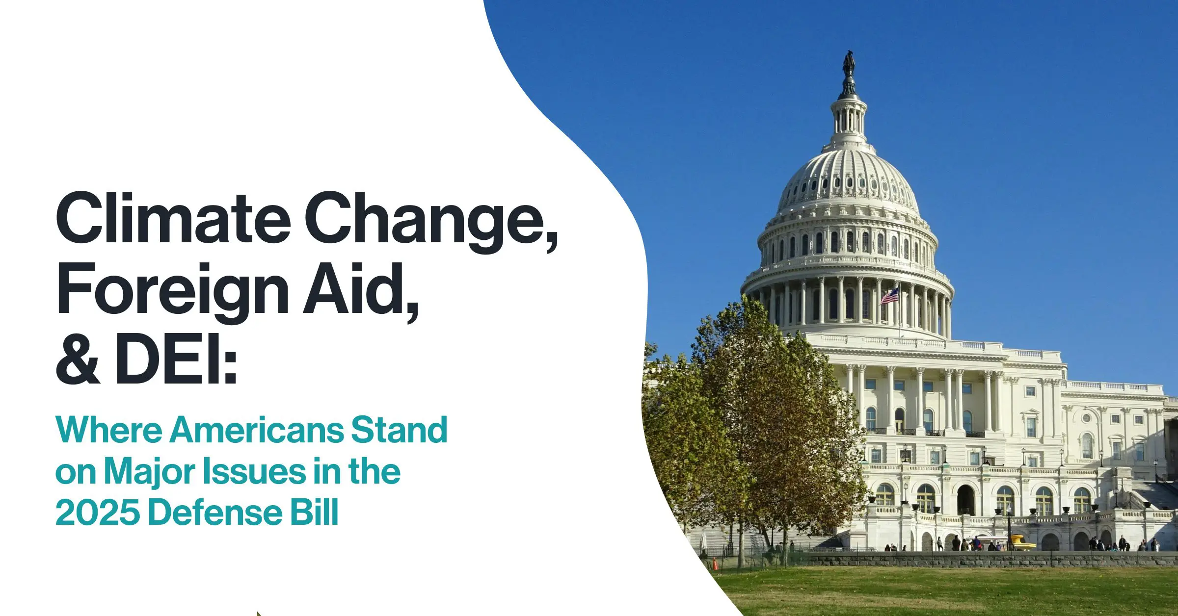 Climate Change, Foreign Aid, & DEI: Where Americans Stand on Major Issues in the 2025 Defense Bill