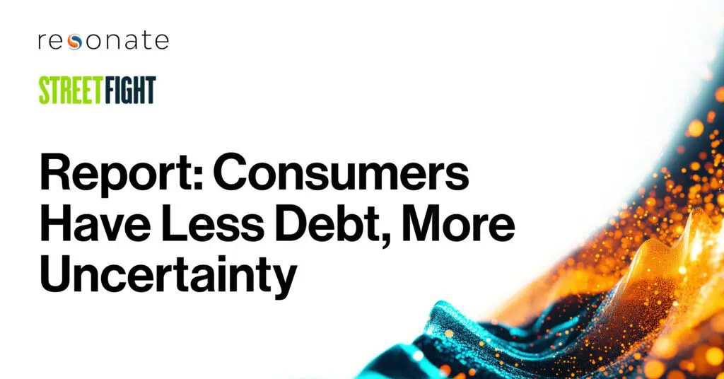 Featured in Street Fight: Report: Consumers Have Less Debt, More Uncertainty