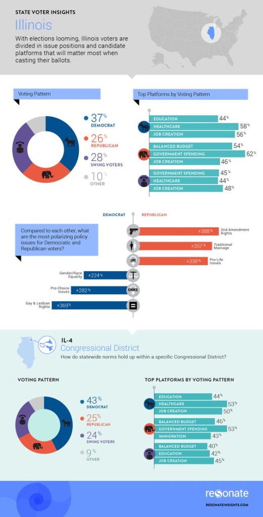 Illinois Voters Infographic