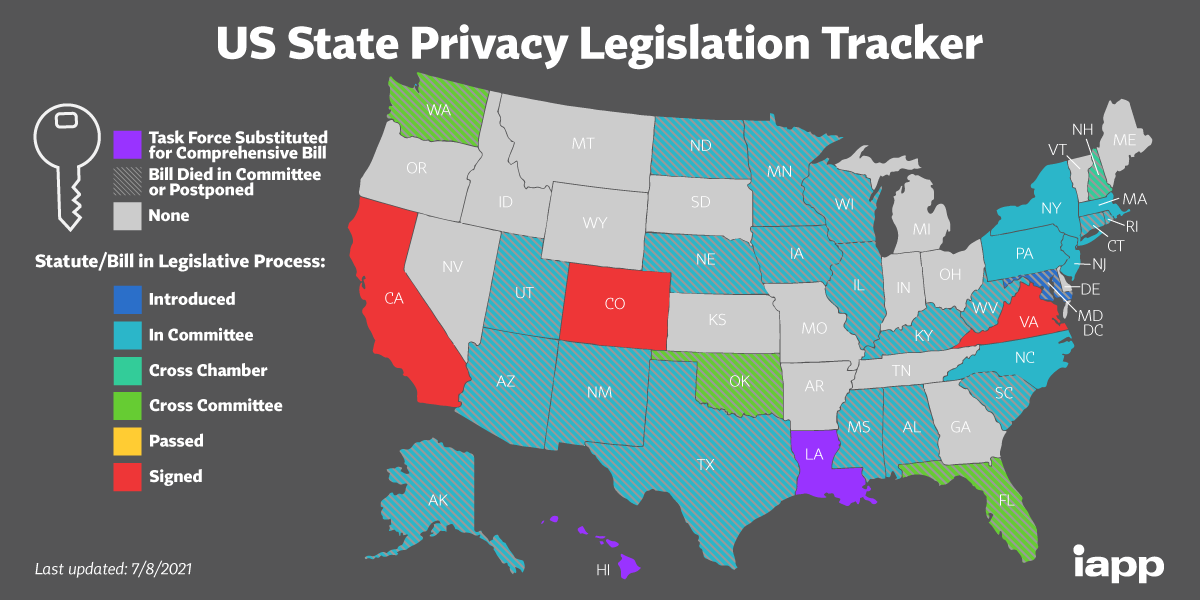 IAPP | US State Privacy Legislation Tracker