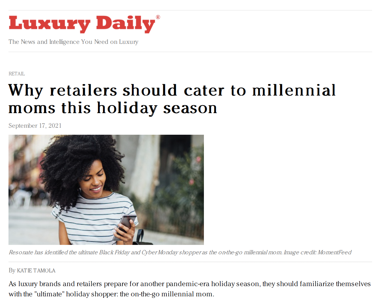 millennial moms holiday shoppnig