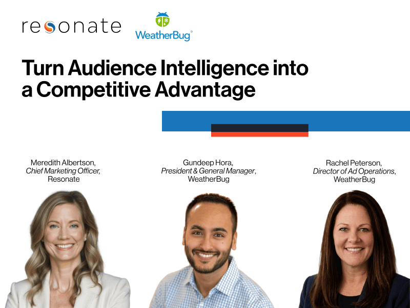 WeatherBug & Resonate: How Predictive Intelligence Changed the Way WeatherBug Wins