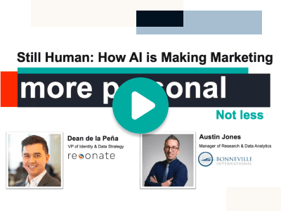 Resonate and Bonneville International at Brand Innovators AI & Innovation Summit