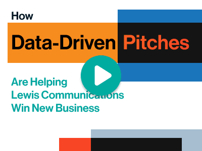 How Data-Driven Pitches Are Helping Lewis Communications Win New Business