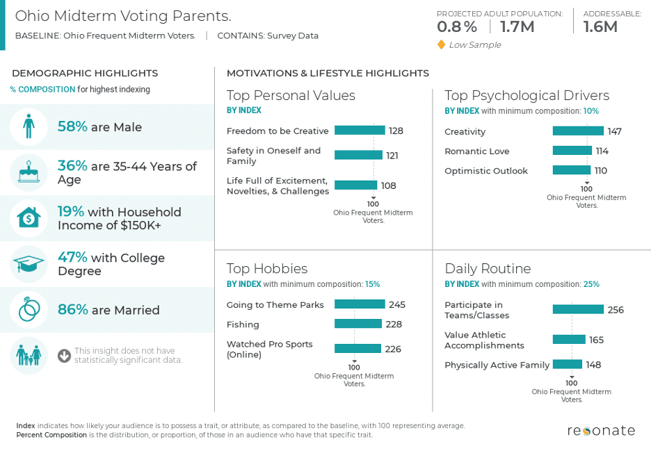 Ohio Midterm Audience Demographics