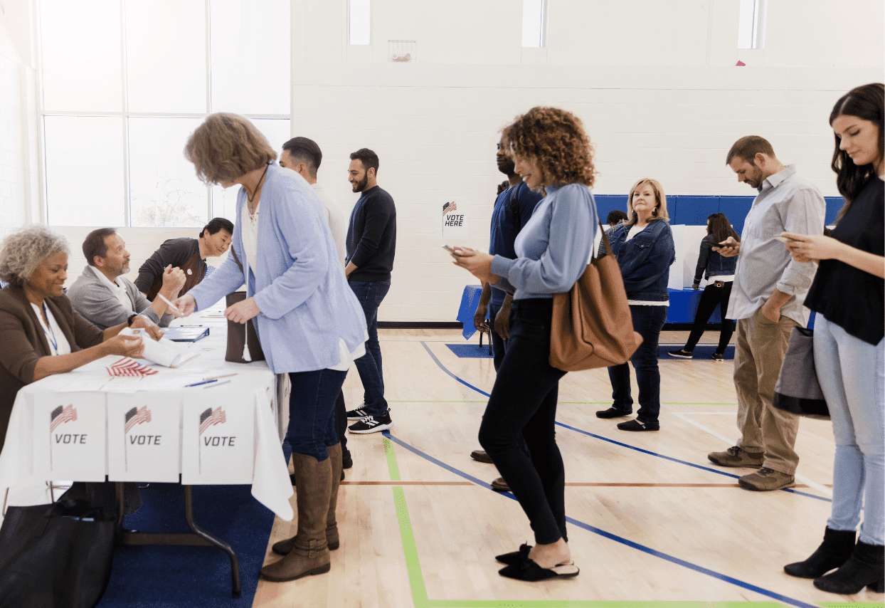 Voter positions on key topics and issues